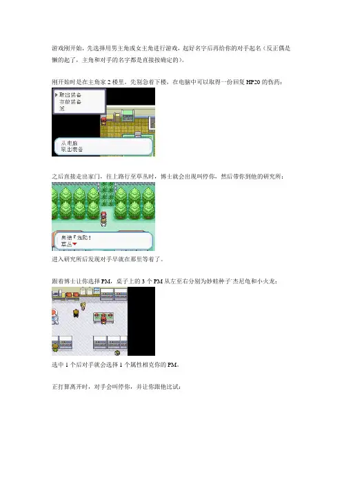 GBA绿叶攻略