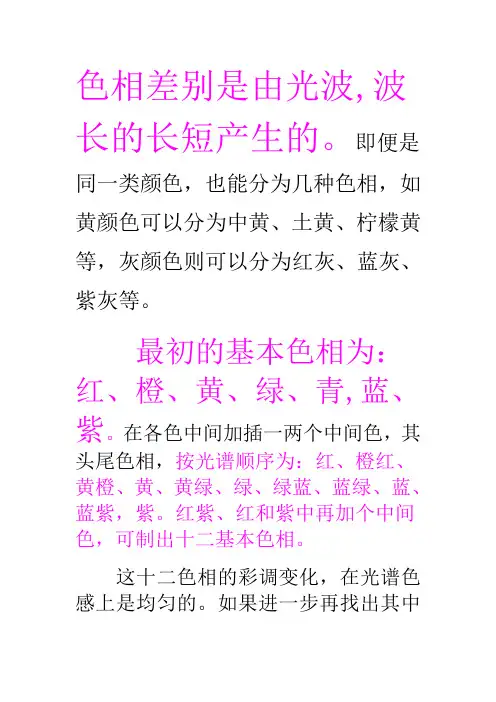 色相