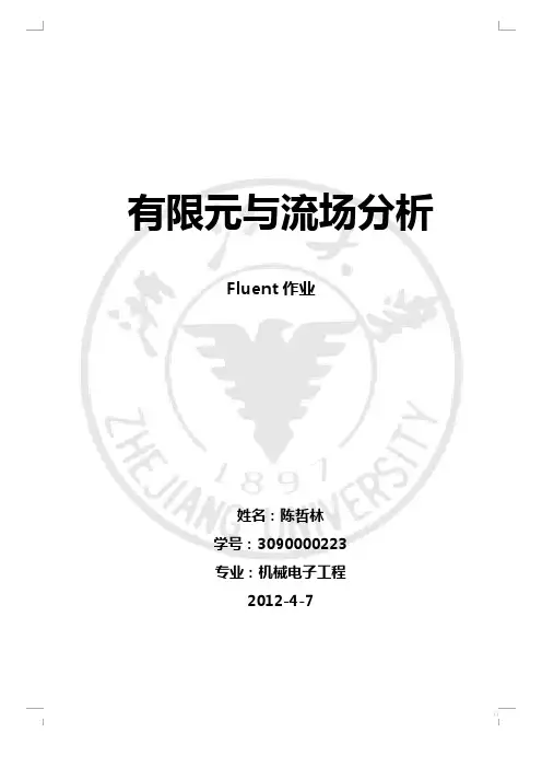 fluent报告