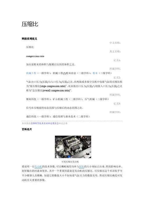 压缩比