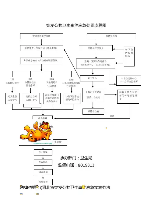 突发公共卫生事件应急处置流程图