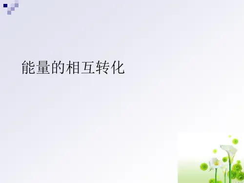 能量的相互转化PPT课件