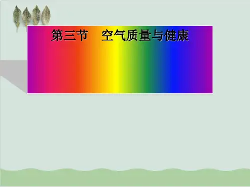 空气质量与健康PPT课件 人教版.ppt