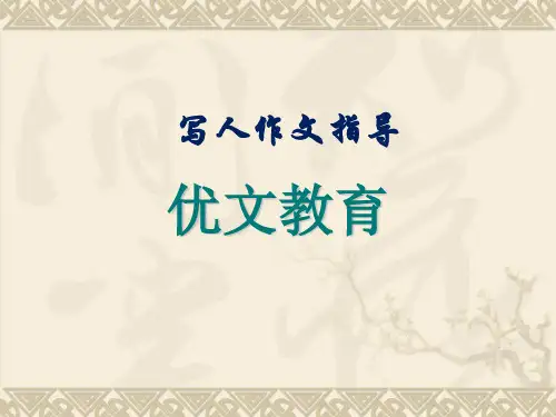 写人作文 ppt课件