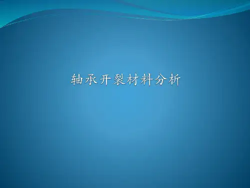 轴承检测报告