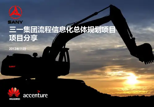 三一重工 销售模式分享SANY_B2B Sales Sharing