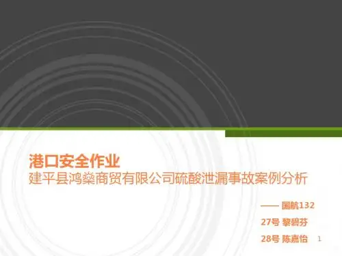 港口安全管理作业ppt课件