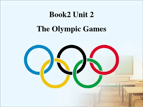 初中英语奥运会说课课件The Olympic Games2