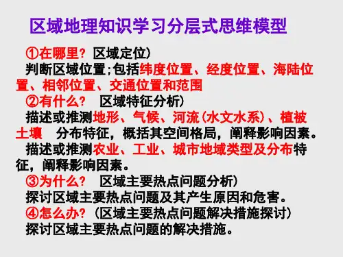 世界区域地理学科 ——亚洲PPT模板课件
