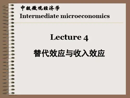 收入效应与替代效应