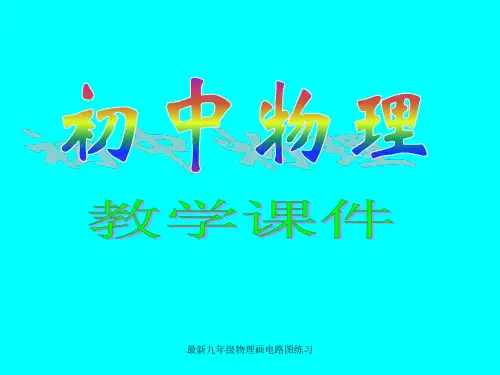 最新九年级物理画电路图练习