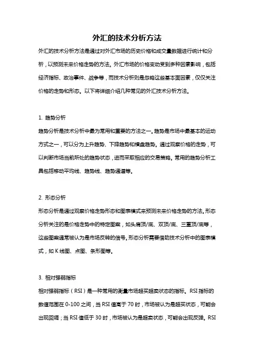 外汇的技术分析方法