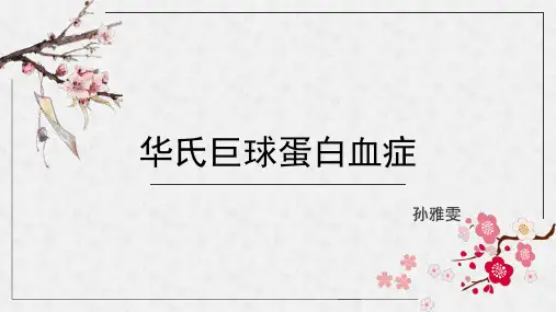 华氏巨球蛋白血症