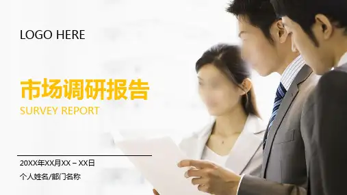 【新】家乡特产市场调研ppt
