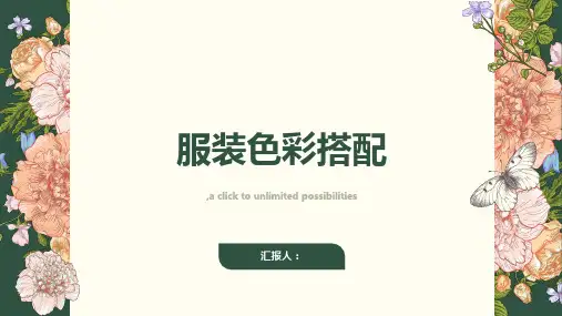 学习服装的色彩搭配美术课件