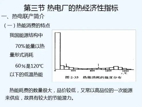 热力发电厂的热经济性
