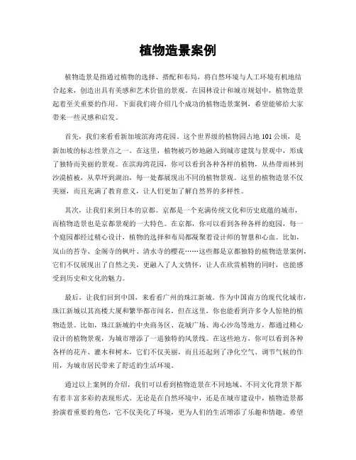 植物造景案例