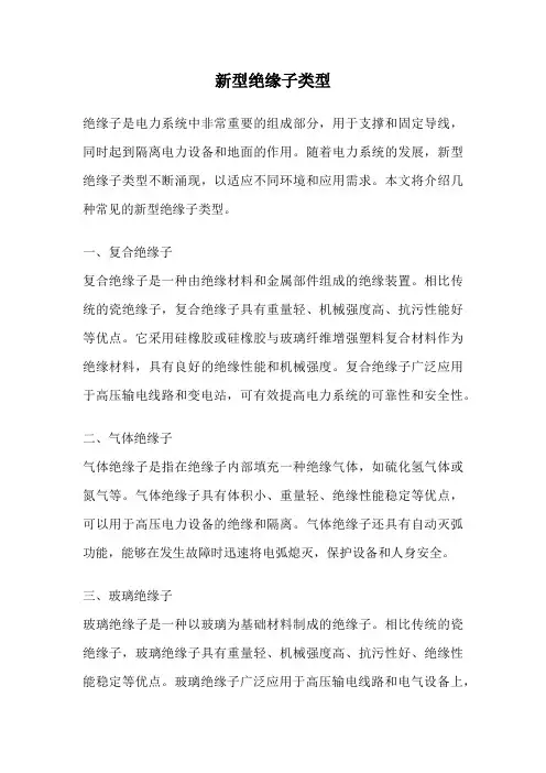 新型绝缘子类型