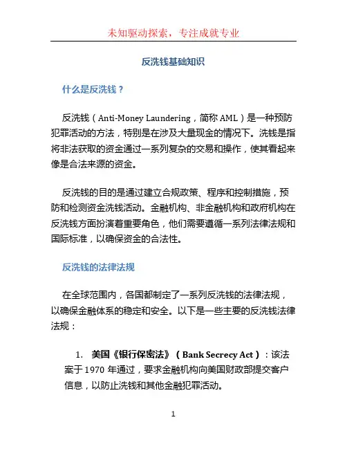反洗钱基础知识 (2)