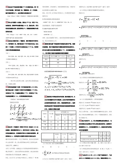 财务管理1——精选推荐