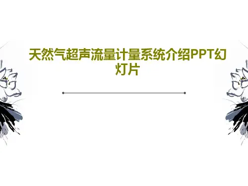 天然气超声流量计量系统介绍PPT幻灯片共40页文档