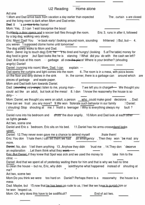 牛津高中英语模块一课文原文