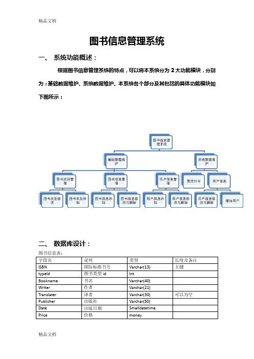 Java-项目开发实例-图书信息管理系统开发文档及源码教学内容