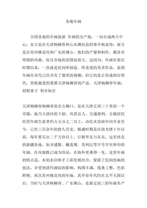 各地年画