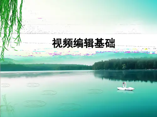 4视频编辑基础