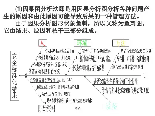 (1)因果图分析法即是用因果分析图分析各种问题产生的原因和...演示课件.ppt
