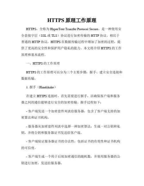 HTTPS原理工作原理