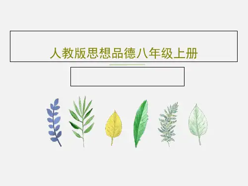 人教版思想品德八年级上册PPT29页