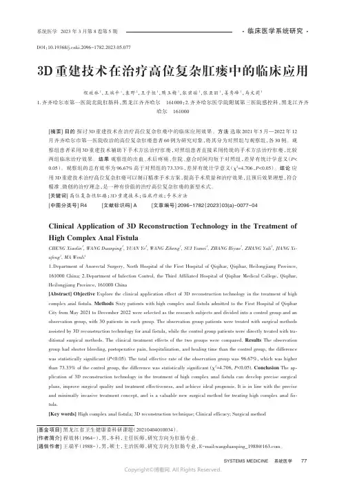 219486441_3D重建技术在治疗高位复杂肛瘘中的临床应用