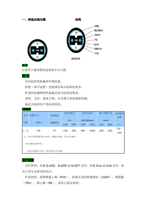 皮线光缆介绍