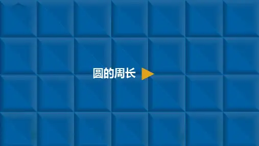 圆.圆的周长 人教新课标教育课件
