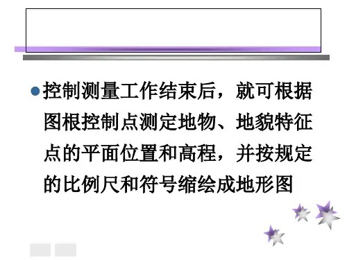 第八章大比例尺地形图测绘ppt课件