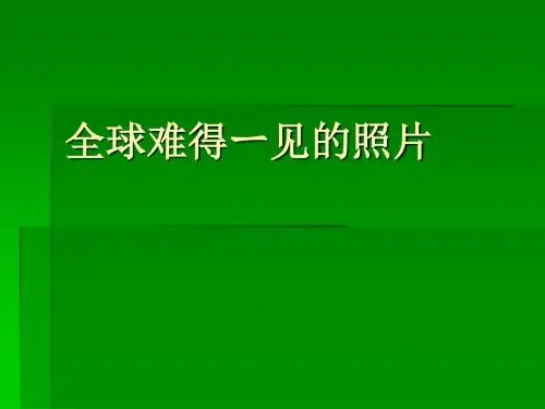 全球难得ー见的照