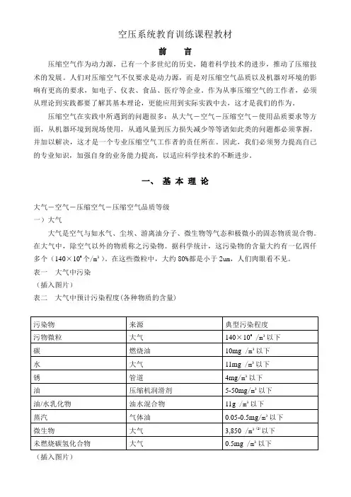 1  空压机培训资料