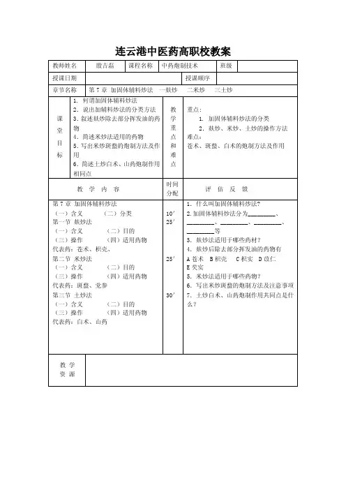 第七章加固体辅料炒法doc