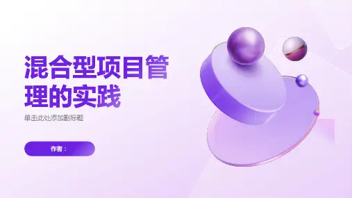 混合型项目管理的实践