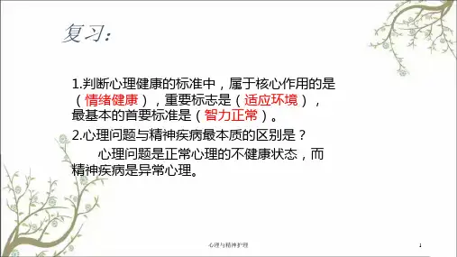 心理与精神护理课件