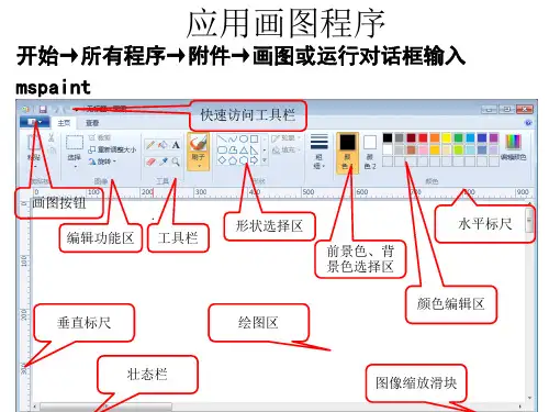 windows应用画图程序PPT课件