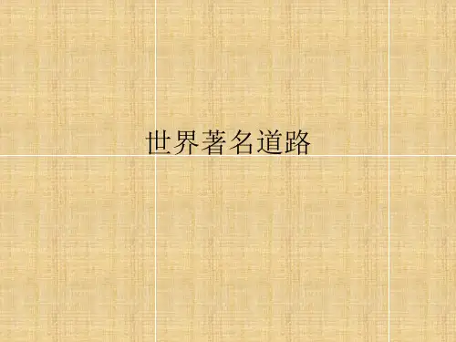 世界著名道路