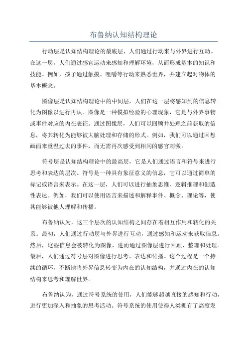 布鲁纳认知结构理论