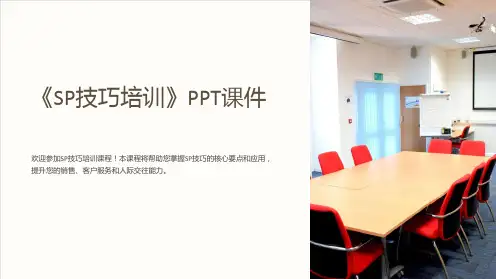 《sp技巧培训》课件