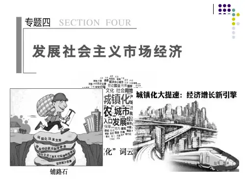 【公开课优质课】社会主义市场经济二轮复习---经济生活第四单元