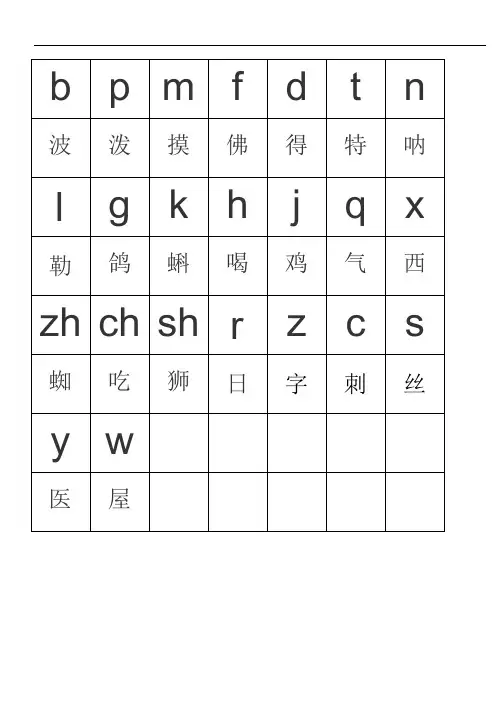 构音发音训练