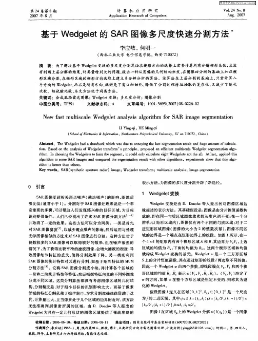 基于Wedgelet的SAR图像多尺度快速分割方法
