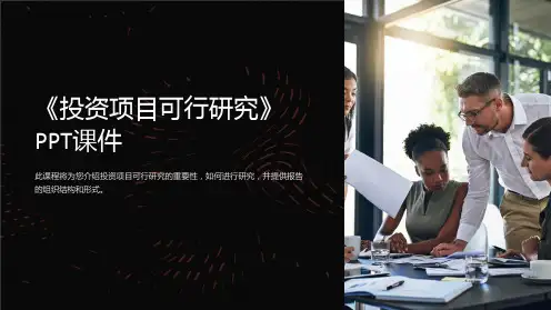 《投资项目可行研究》课件