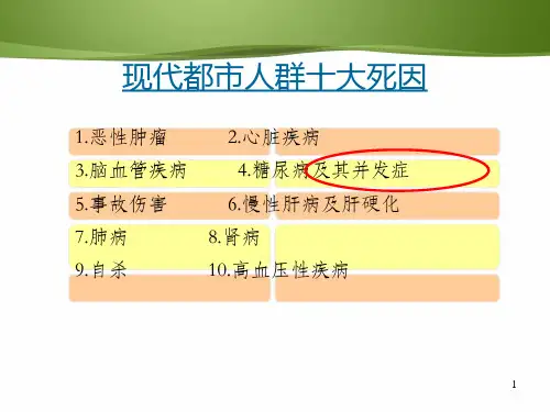 认识糖尿病内科ppt课件